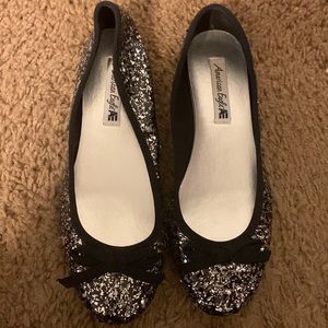 Glitter American Eagle flats